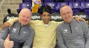 UNI Women&rsquo;s coaches Tanya Warren, Brad Nelson and Nate Oakland